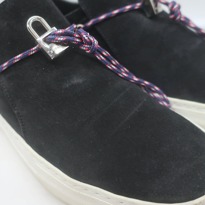 Buscemi Sabot Campo Low Top Sneakers Black Suede Size 41
