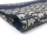 Christian Dior Oblique Kit Voyage Travel Bag Ecru/Navy Jacquard Canvas NEW