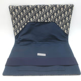 Christian Dior Oblique Kit Voyage Travel Bag Ecru/Navy Jacquard Canvas NEW