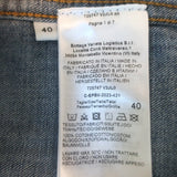 Bottega Veneta Washed Denim Shirt Medium Blue Size 40 Long Sleeve Top