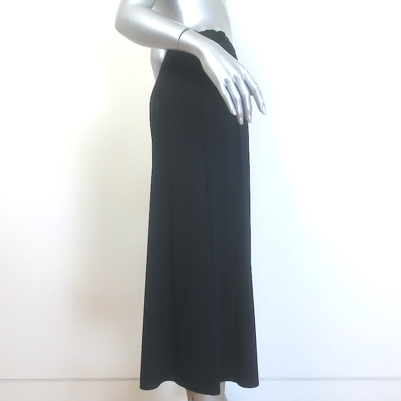 Wolford A-Line Midi Skirt Black Stretch Jersey Size Medium