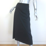 Wolford A-Line Midi Skirt Black Stretch Jersey Size Medium