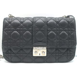 Christian Dior Miss Dior Medium Crossbody Bag Black Cannage Quilted Leather