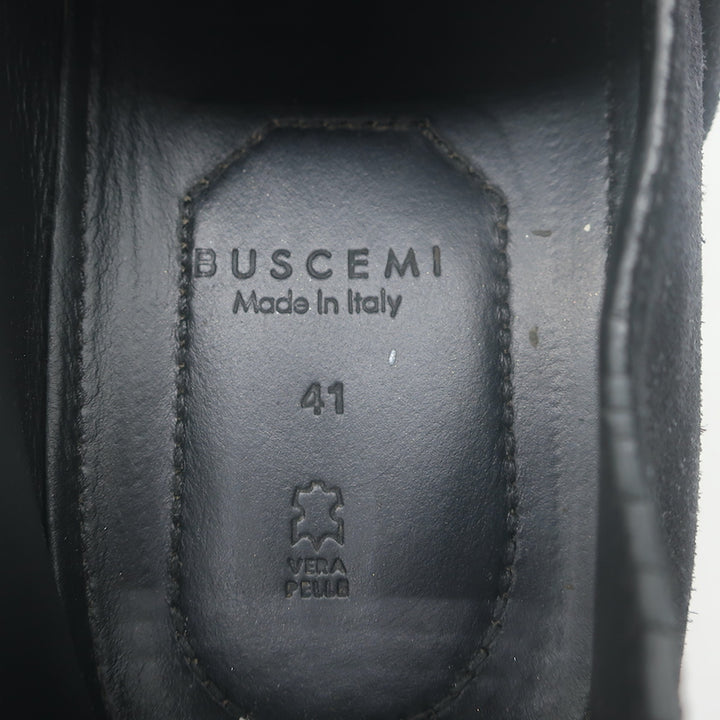 Buscemi Sabot Campo Low Top Sneakers Black Suede Size 41
