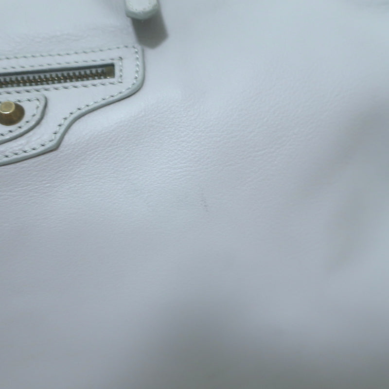 Balenciaga Papier A4 Large Tote Bag Light Blue Leather
