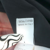 Brunello Cucinelli Drawstring Jumpsuit Charcoal Stretch Silk Size Medium