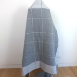 Hermes Avalon Ⅲ Throw Blanket Ecru/Gris Wool-Cashmere NEW