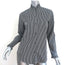 Nili Lotan Shirt Lydia Black/White Stripe Ruffled Cotton Size Extra Small NEW