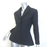 Christian Dior Bar Jacket Black Wool-Mohair Size US 4