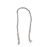 Carolina Bucci Lucky Bracelet Blue Silk & Sterling Silver