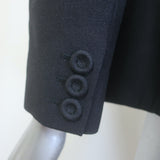 Christian Dior Bar Jacket Black Wool-Mohair Size US 4