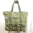 Christian Dior Cannage Quilted Canvas Tote Army Green Large Shoulder Bag