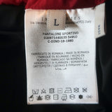 Moncler Grenoble Corduroy Ski Bib Sallopettes Red Stretch Cotton Size Large