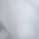 Bottega Veneta Short Sleeve Cropped Top Ivory Cotton Size Medium