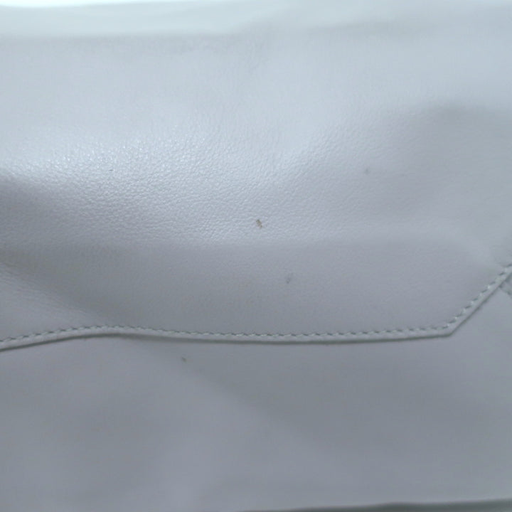 Balenciaga Papier A4 Large Tote Bag Light Blue Leather