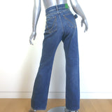 Bottega Veneta High-Rise Straight Leg Jeans Dark Blue Cotton Size 40