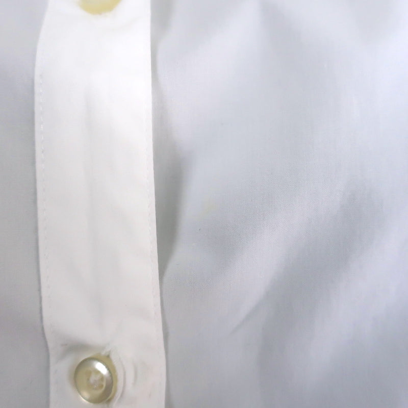 Officine Generale Amelia Button-Up Shirt White Cotton Size Small Long Sleeve Top