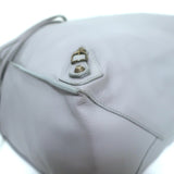 Balenciaga Papier A4 Large Tote Bag Light Blue Leather