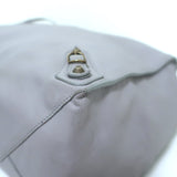 Balenciaga Papier A4 Large Tote Bag Light Blue Leather