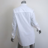 Officine Generale Amelia Button-Up Shirt White Cotton Size Small Long Sleeve Top