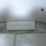 Balenciaga Papier A4 Large Tote Bag Light Blue Leather