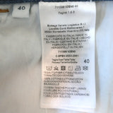 Bottega Veneta High-Rise Straight Leg Jeans Dark Blue Cotton Size 40