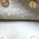 Christian Dior Bucket Bag Cream Grained Leather Small Shoulder Bag