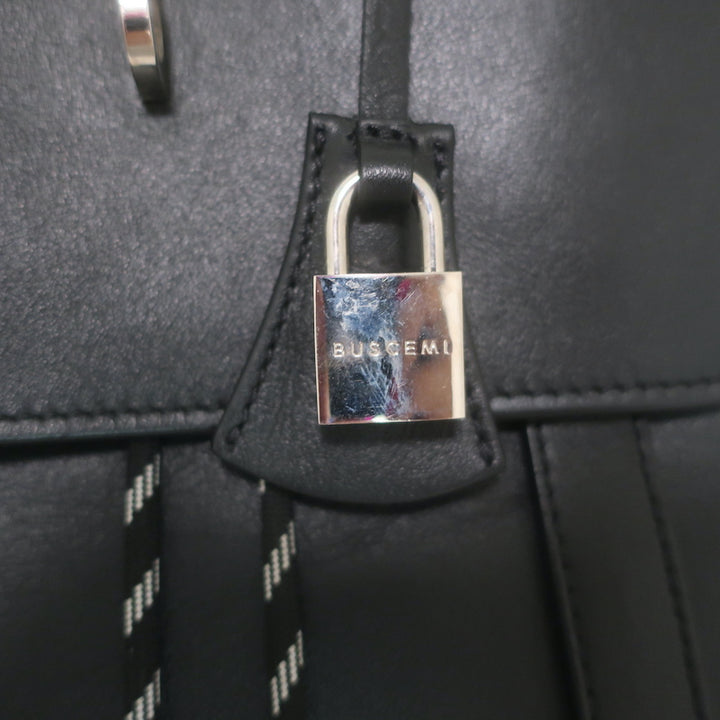 Buscemi Extra Large Backpack Black Leather