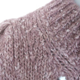 Isabel Marant Etoile Sineady Pointelle Knit Sweater Mauve Alpaca-Blend Size 36