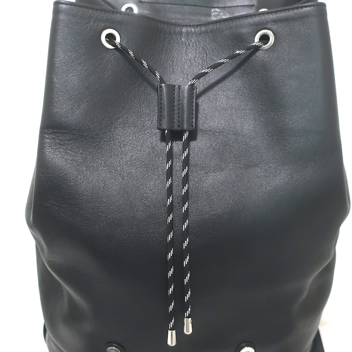 Buscemi Extra Large Backpack Black Leather