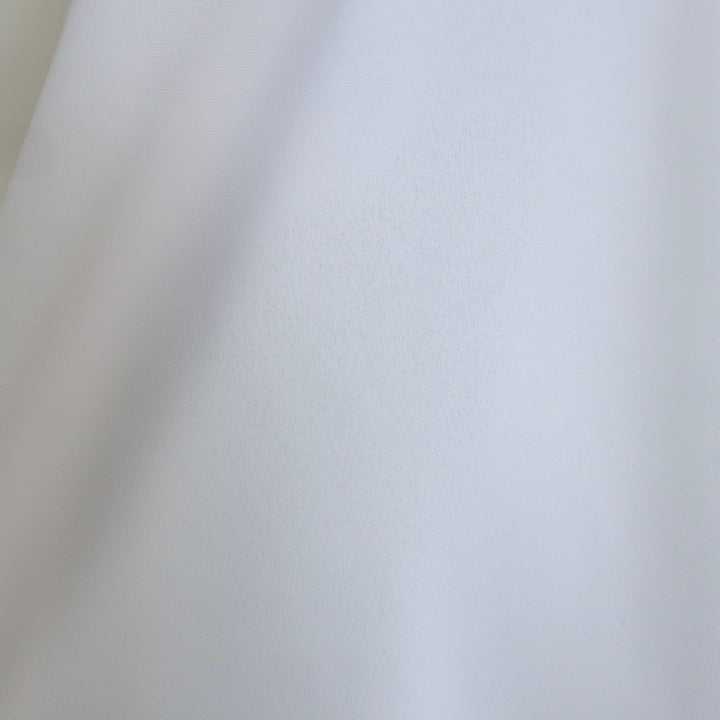 Off-White c/o Virgil Abloh Keyhole Midi Wrap Dress White Crepe Size Large