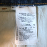 Bottega Veneta High-Rise Straight Leg Jeans Dark Blue Cotton Size 40