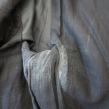 Velvet by Graham & Spencer Draped Leather Jacket Black Size Medium