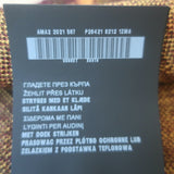 Prada Jacquard Knit Turtleneck Sweater Marigold Stretch Wool Size 42