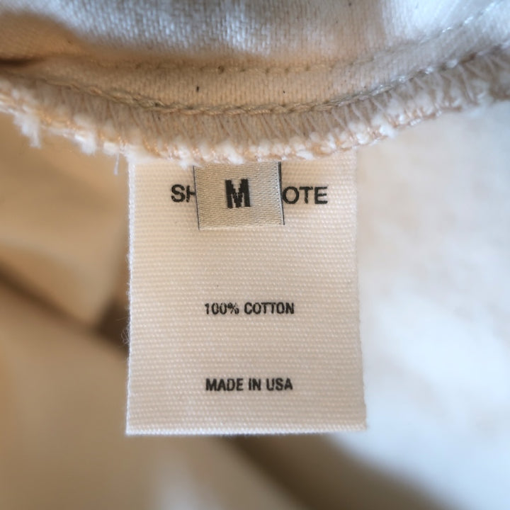 Shaina Mote Chore Coat Cream Cotton Canvas Size Medium NEW