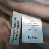 Erdem Long Sleeve Fit & Flare Dress Black Lace Size US 2