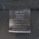 Nili Lotan Tie-Waist Long Robe Jacket Black Silk Satin One Size