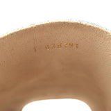 Chanel 22P Camellia Clog Sandals Light Blue Suede Size 37