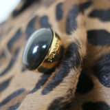 Prada Leopard Print Pony Hair Jacket Brown Size 38