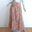 XIRENA Gable Midi Skirt Beige Printed Cotton-Silk Size Small