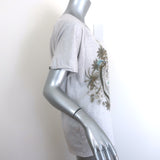 Hermes Magic Tree T-Shirt Light Heather Gray Melange Size 36 Short Sleeve Top