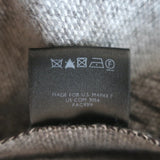 Loro Piana Printed Cashmere Belted Cap Sleeve Dress Gray Size 44