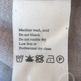 A.W.A.K.E. Mode Oversize Trench Coat Beige Ramie One Size Double Breasted Jacket