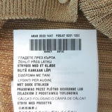 Prada Ribbed Lamé Cardigan Gold Metallic Knit Size 42 V-Neck Sweater