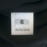 Prabal Gurung Off the Shoulder Blouson-Sleeve Top Black Floral Print Size 6