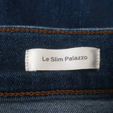 FRAME Le Slim Palazzo Raw Hem Wide Leg Jeans Celebrity Stretch Denim Size 25 NEW