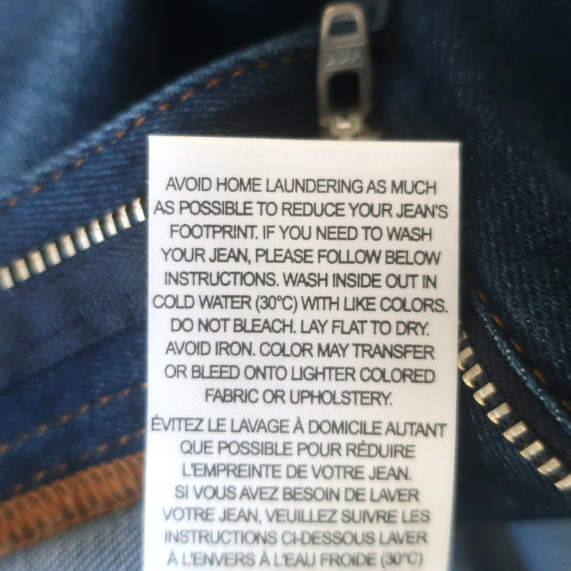 FRAME Le Slim Palazzo Raw Hem Wide Leg Jeans Celebrity Stretch Denim Size 25 NEW