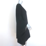 Rick Owens Tecuatl S/S 20 Cape Jacket Black Wool Crepe Size US 6