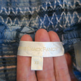 LoveShackFancy Smocked Mini Dress Stanley Blue Plaid Size Extra Small