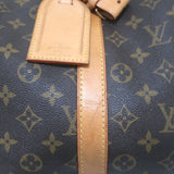 Louis Vuitton Keepall 55 Monogram Canvas Duffle Bag Brown W/ Tag, Lock, Key